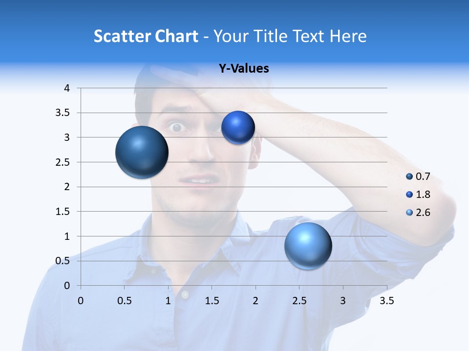 Businessman Mistake Stress PowerPoint Template
