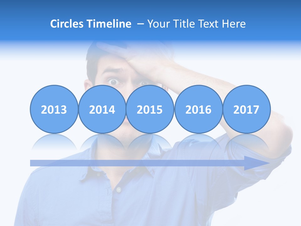 Businessman Mistake Stress PowerPoint Template