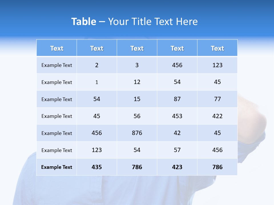 Businessman Mistake Stress PowerPoint Template