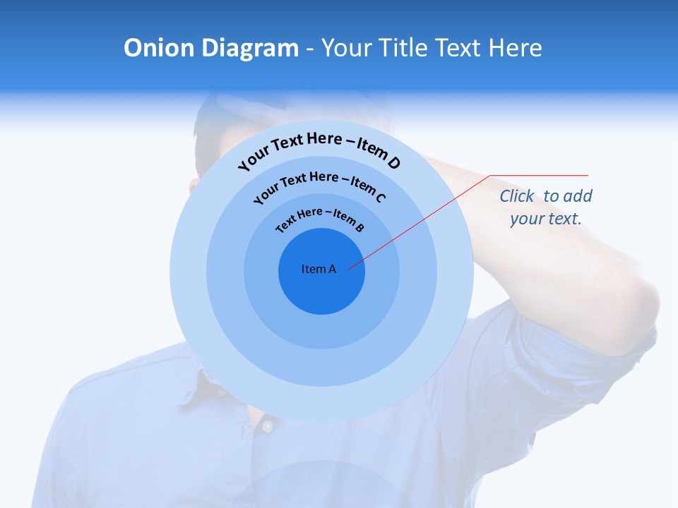 Businessman Mistake Stress PowerPoint Template
