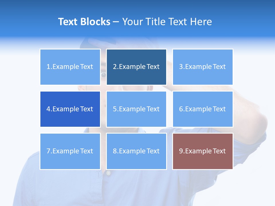 Businessman Mistake Stress PowerPoint Template