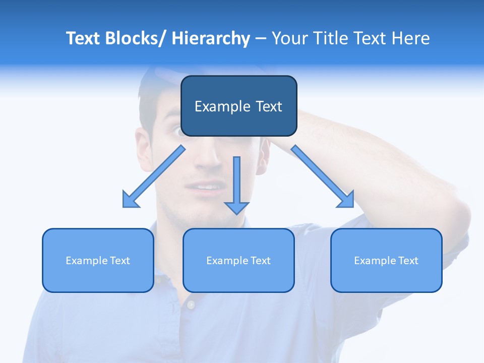 Businessman Mistake Stress PowerPoint Template