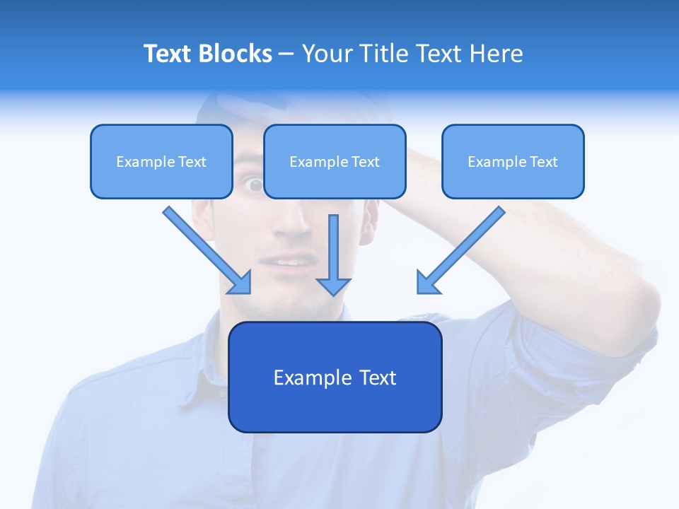 Businessman Mistake Stress PowerPoint Template