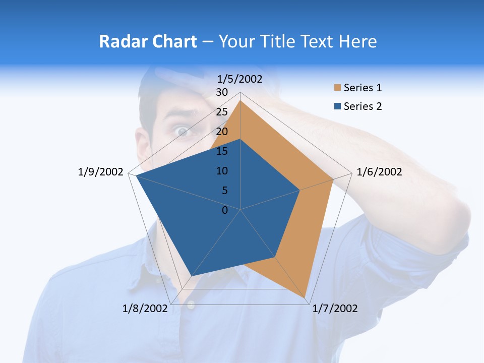 Businessman Mistake Stress PowerPoint Template