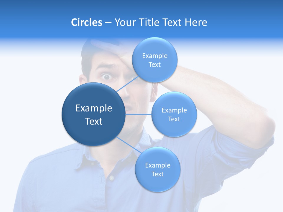 Businessman Mistake Stress PowerPoint Template