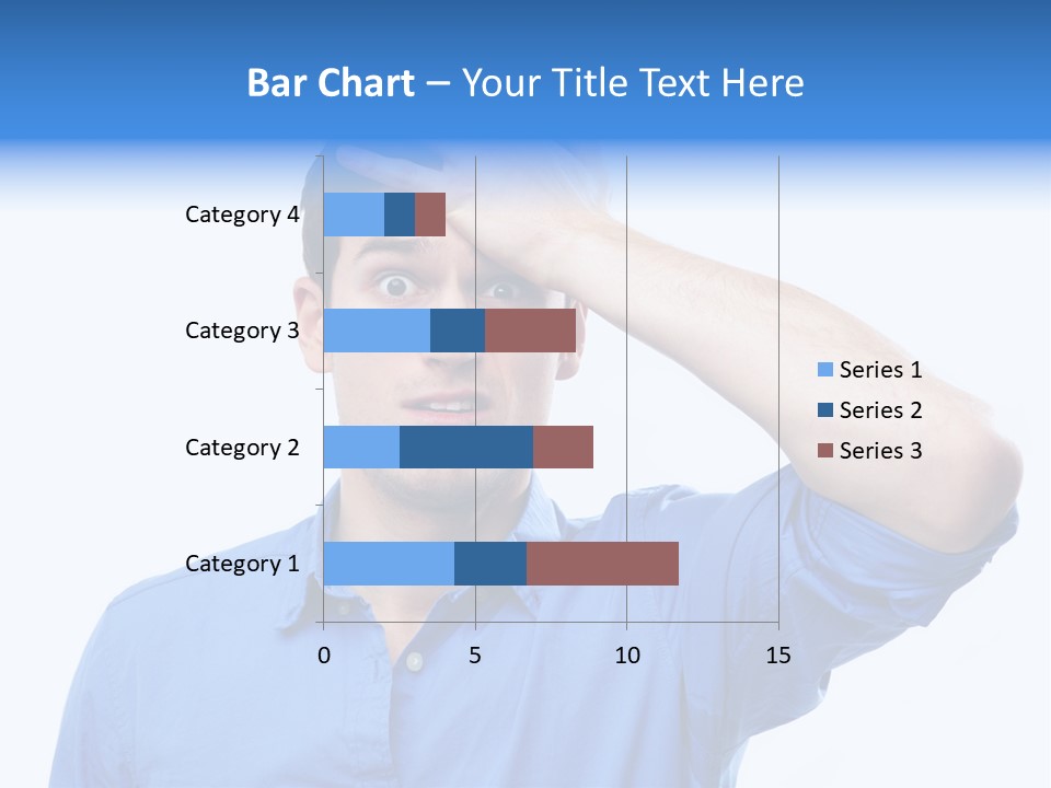 Businessman Mistake Stress PowerPoint Template