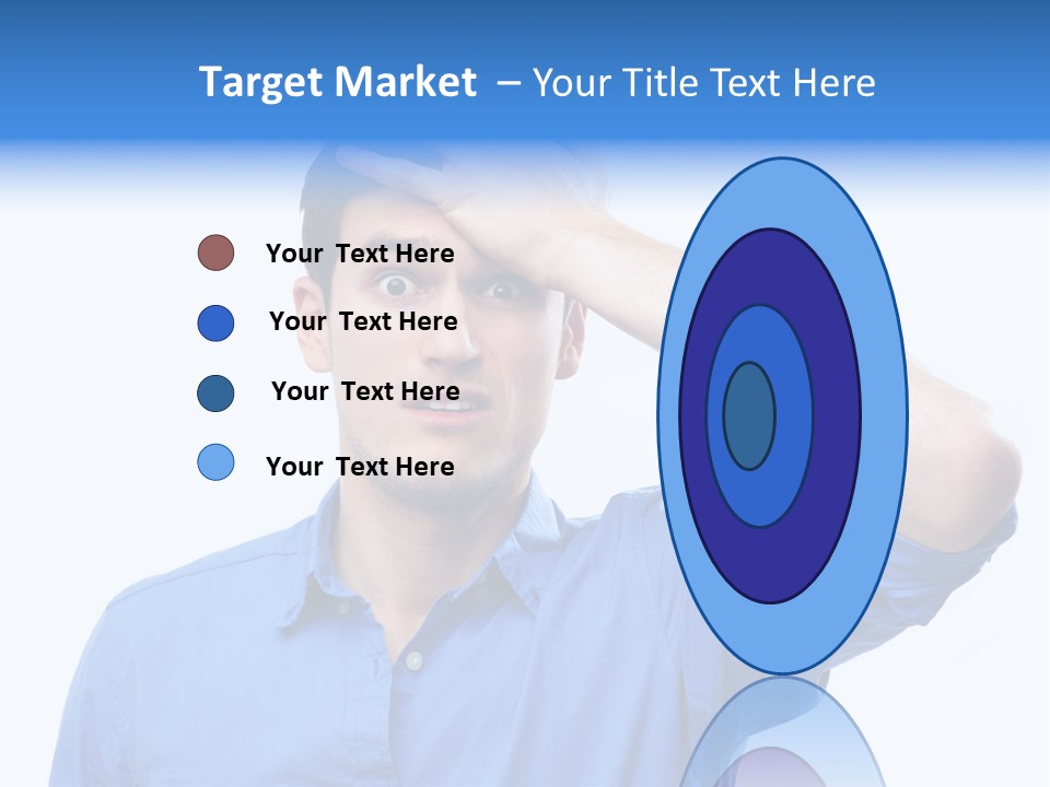 Businessman Mistake Stress PowerPoint Template