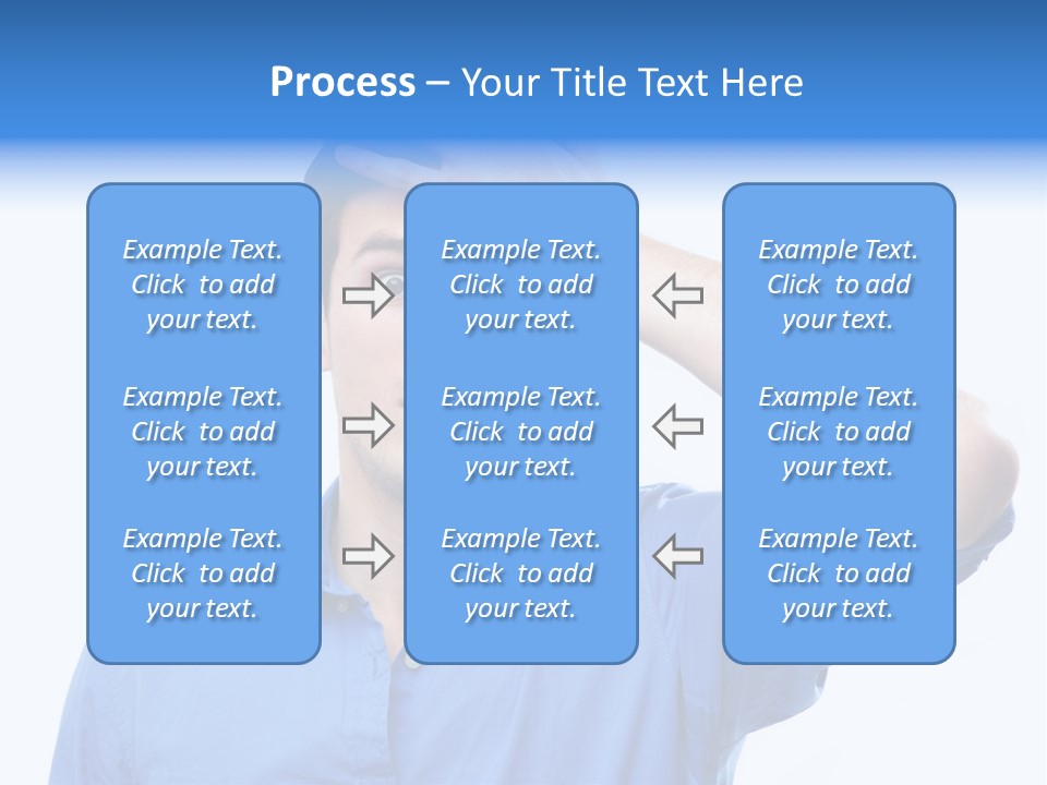Businessman Mistake Stress PowerPoint Template