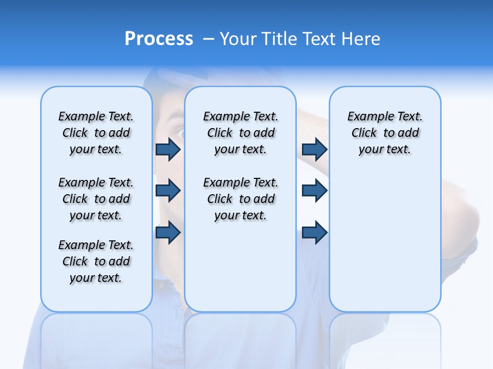 Businessman Mistake Stress PowerPoint Template