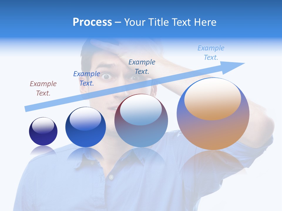 Businessman Mistake Stress PowerPoint Template