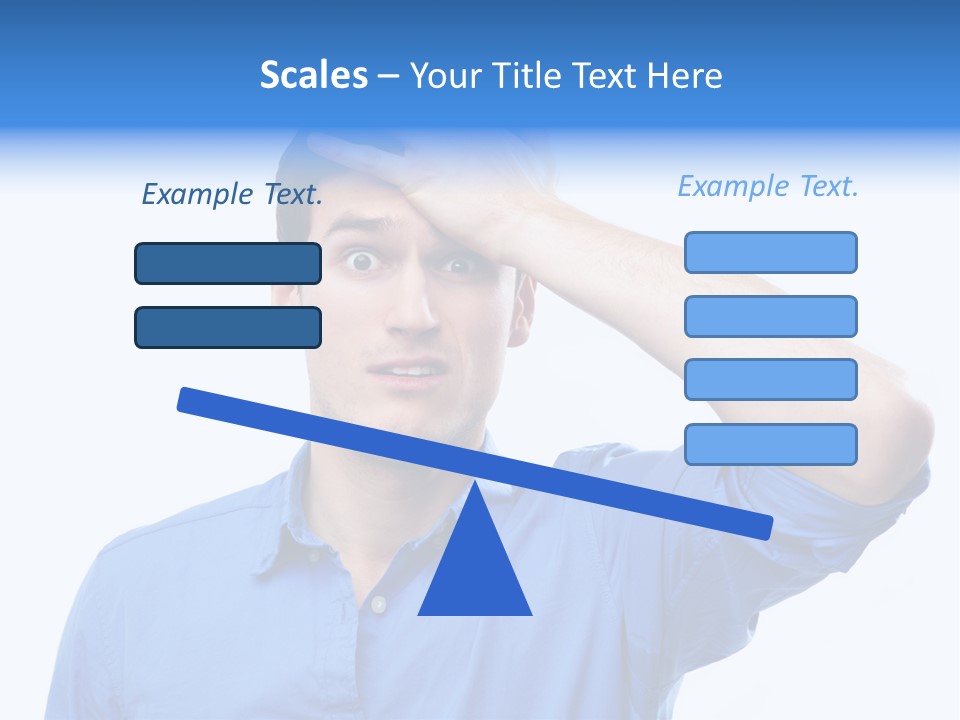 Businessman Mistake Stress PowerPoint Template