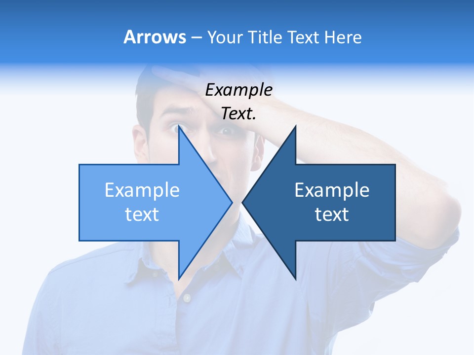 Businessman Mistake Stress PowerPoint Template