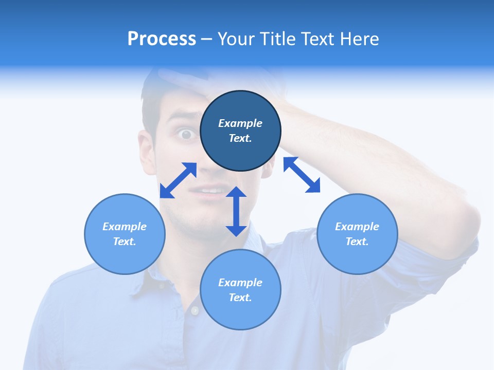 Businessman Mistake Stress PowerPoint Template