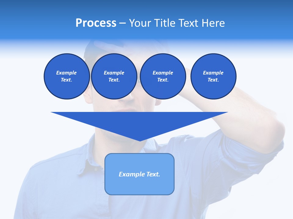 Businessman Mistake Stress PowerPoint Template