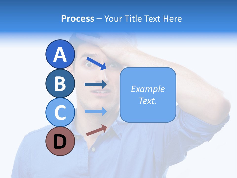 Businessman Mistake Stress PowerPoint Template