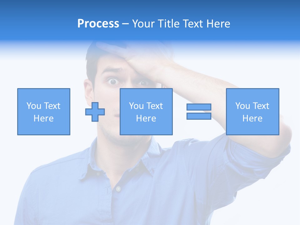 Businessman Mistake Stress PowerPoint Template