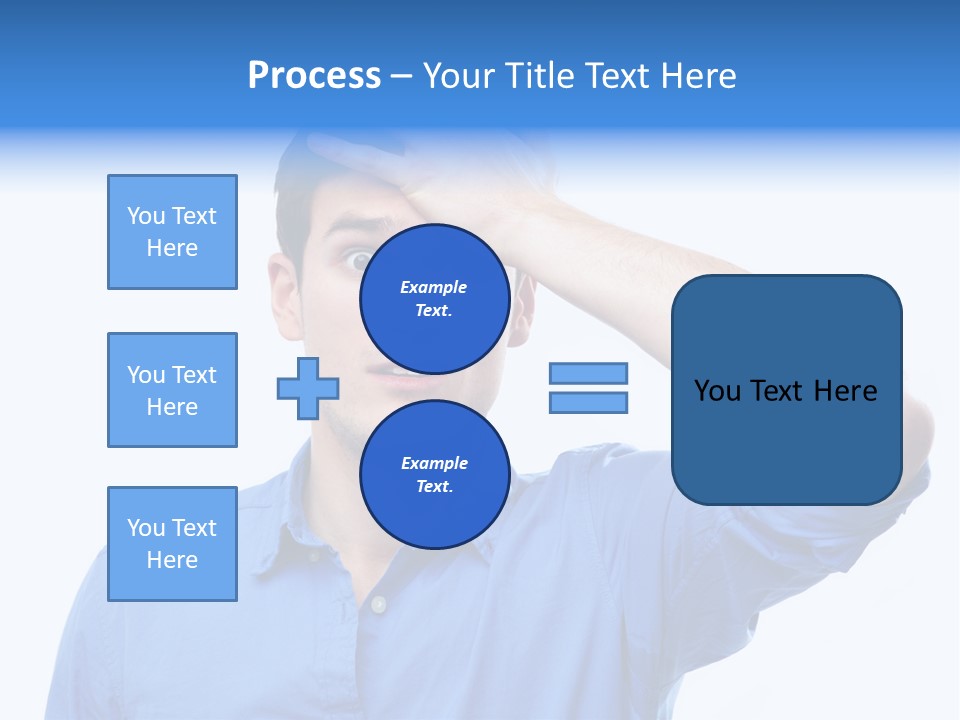 Businessman Mistake Stress PowerPoint Template