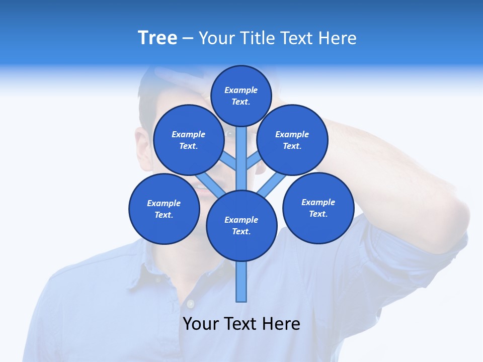 Businessman Mistake Stress PowerPoint Template