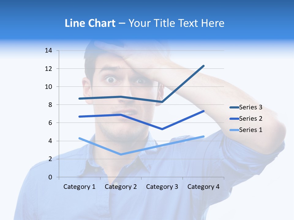 Businessman Mistake Stress PowerPoint Template