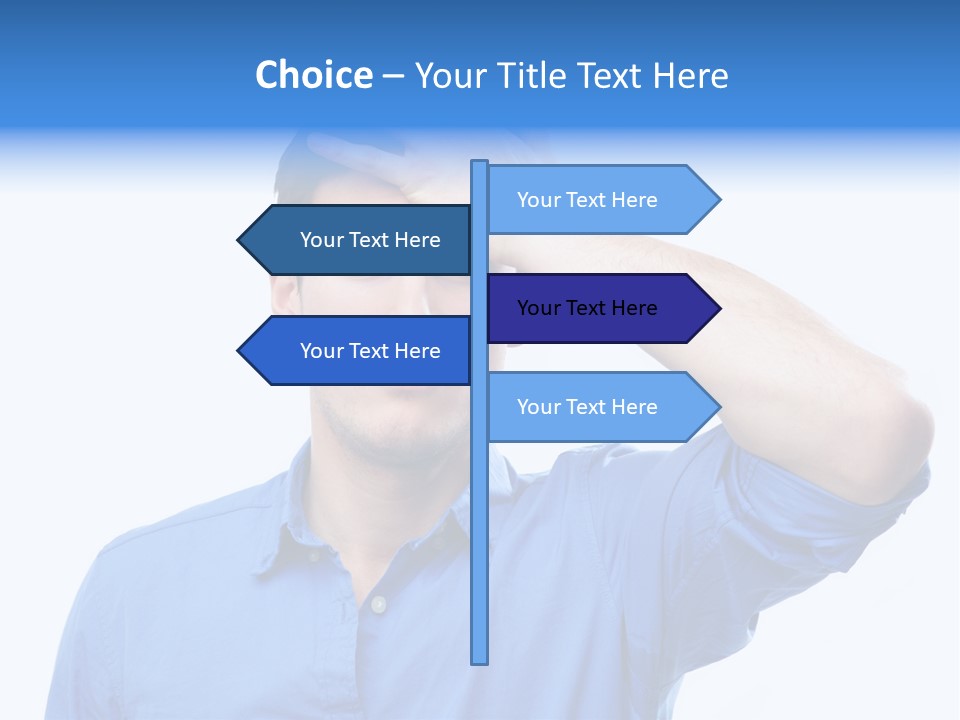 Businessman Mistake Stress PowerPoint Template