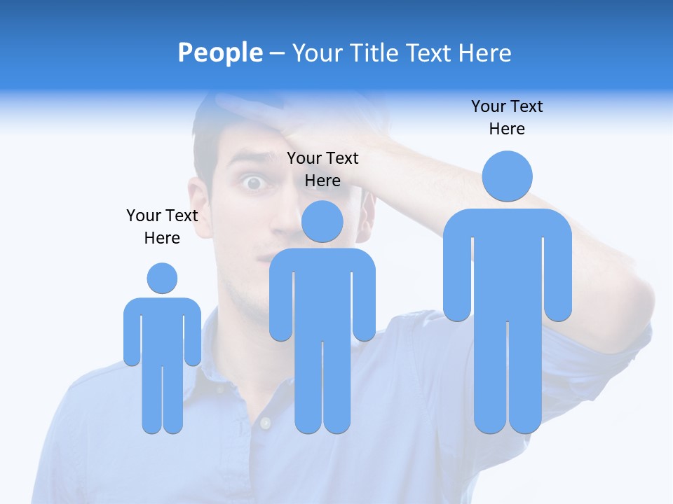 Businessman Mistake Stress PowerPoint Template