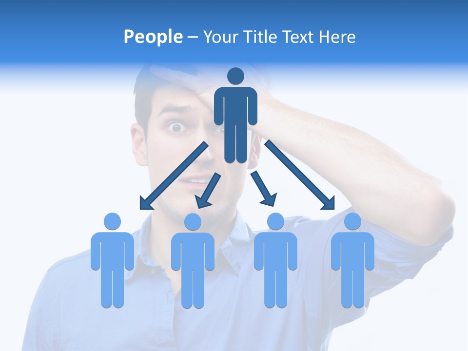 Businessman Mistake Stress PowerPoint Template