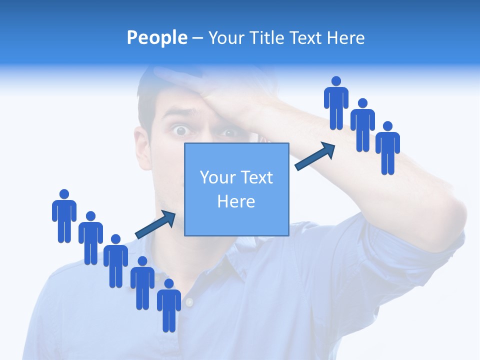 Businessman Mistake Stress PowerPoint Template