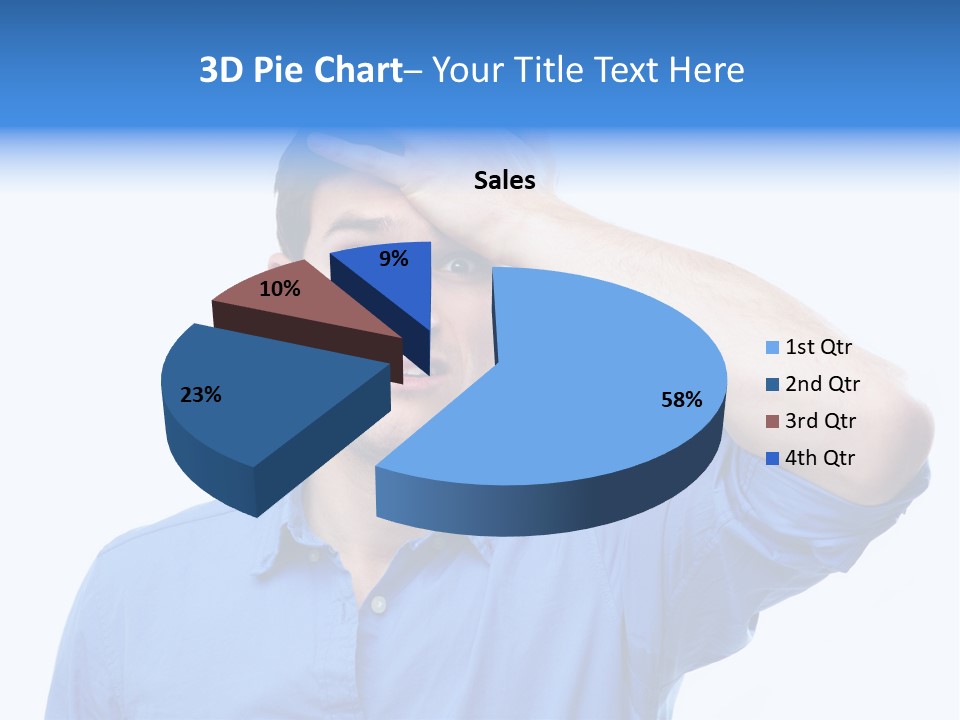 Businessman Mistake Stress PowerPoint Template