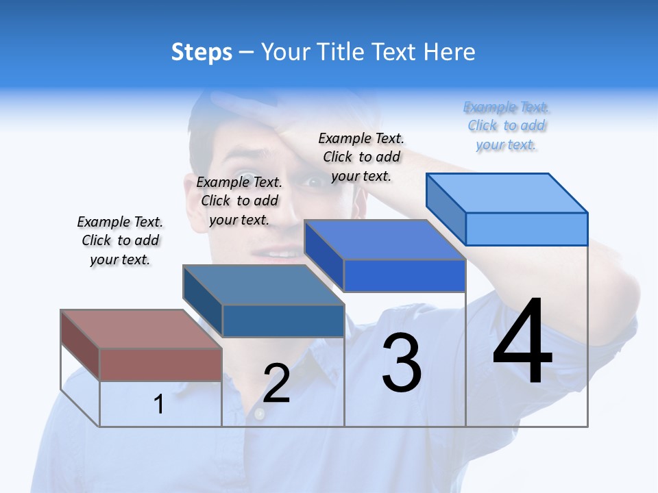 Businessman Mistake Stress PowerPoint Template