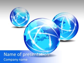 Worldwide Http Cloud PowerPoint Template