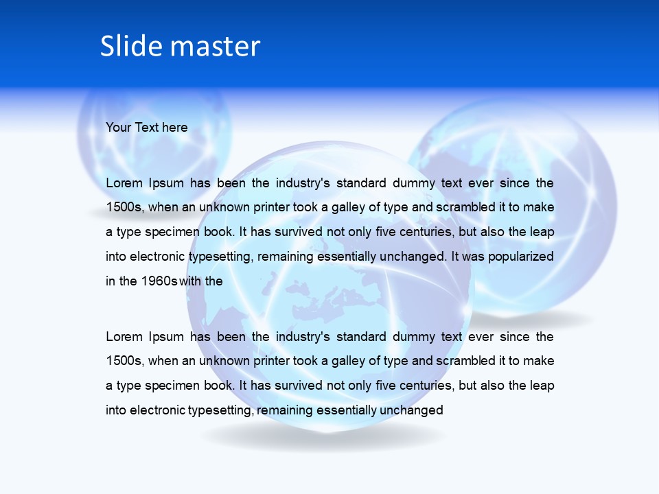 Worldwide Http Cloud PowerPoint Template