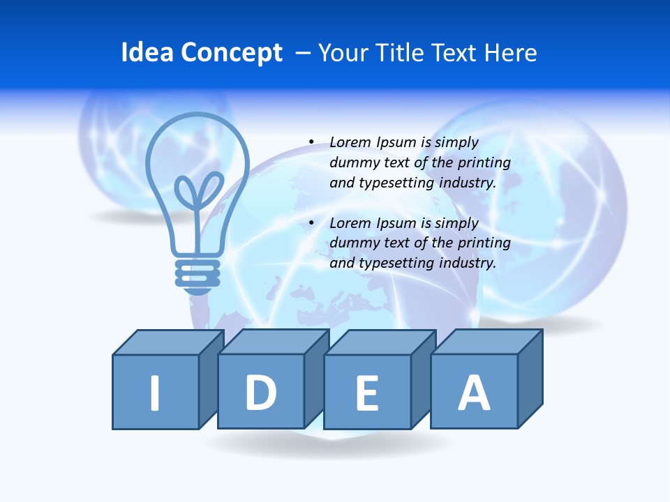Worldwide Http Cloud PowerPoint Template