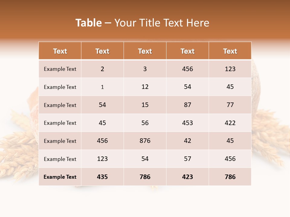 Bowl French Fresh PowerPoint Template