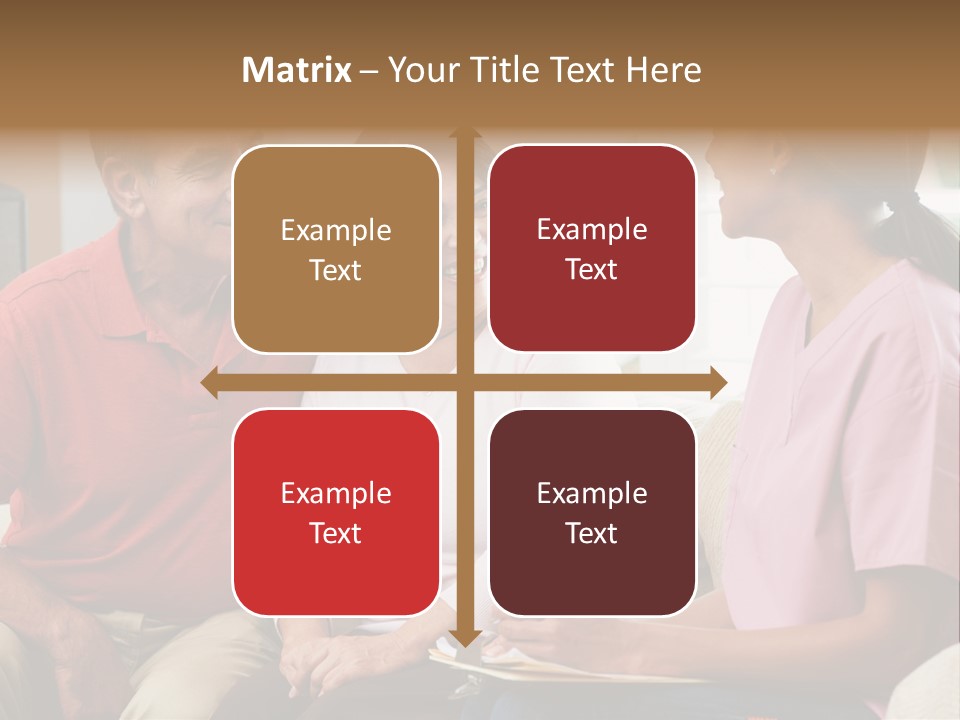 Black Discussing Visit PowerPoint Template