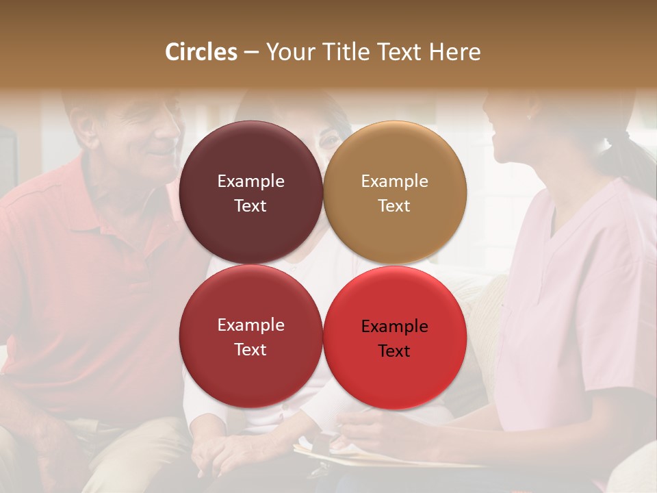 Black Discussing Visit PowerPoint Template