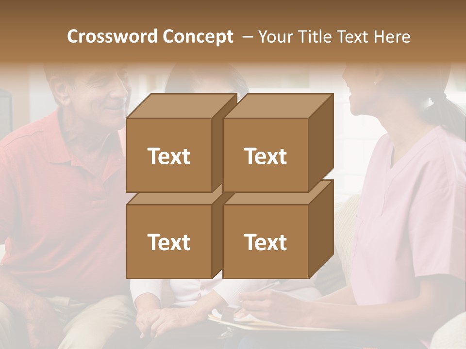 Black Discussing Visit PowerPoint Template