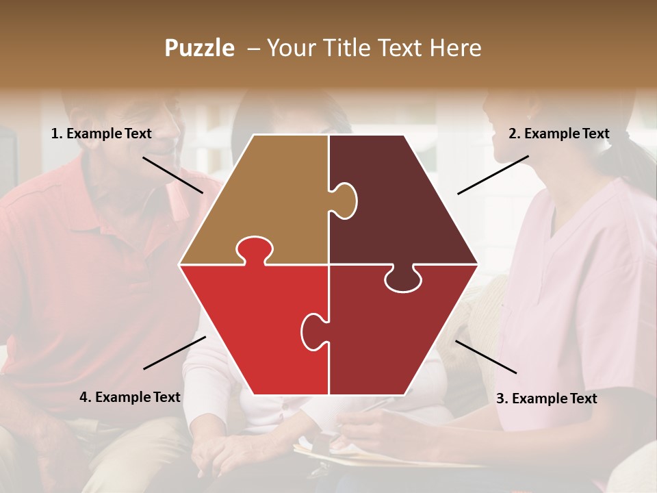 Black Discussing Visit PowerPoint Template