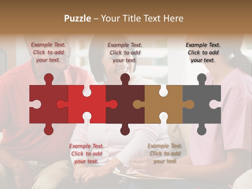 Black Discussing Visit PowerPoint Template