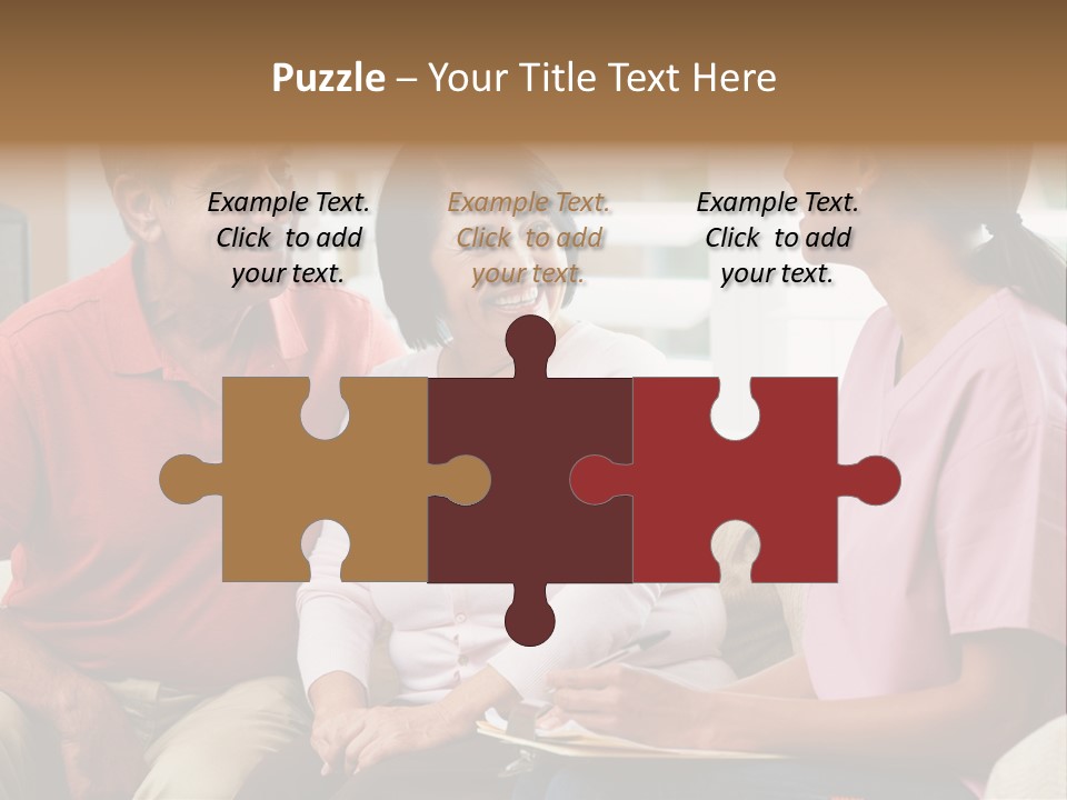 Black Discussing Visit PowerPoint Template