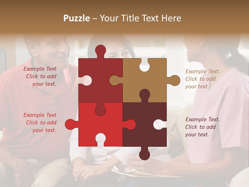 Black Discussing Visit PowerPoint Template