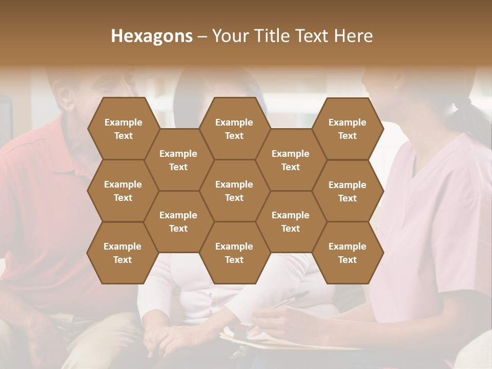 Black Discussing Visit PowerPoint Template