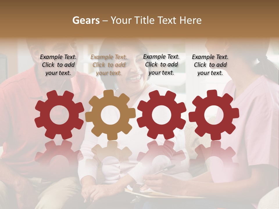 Black Discussing Visit PowerPoint Template