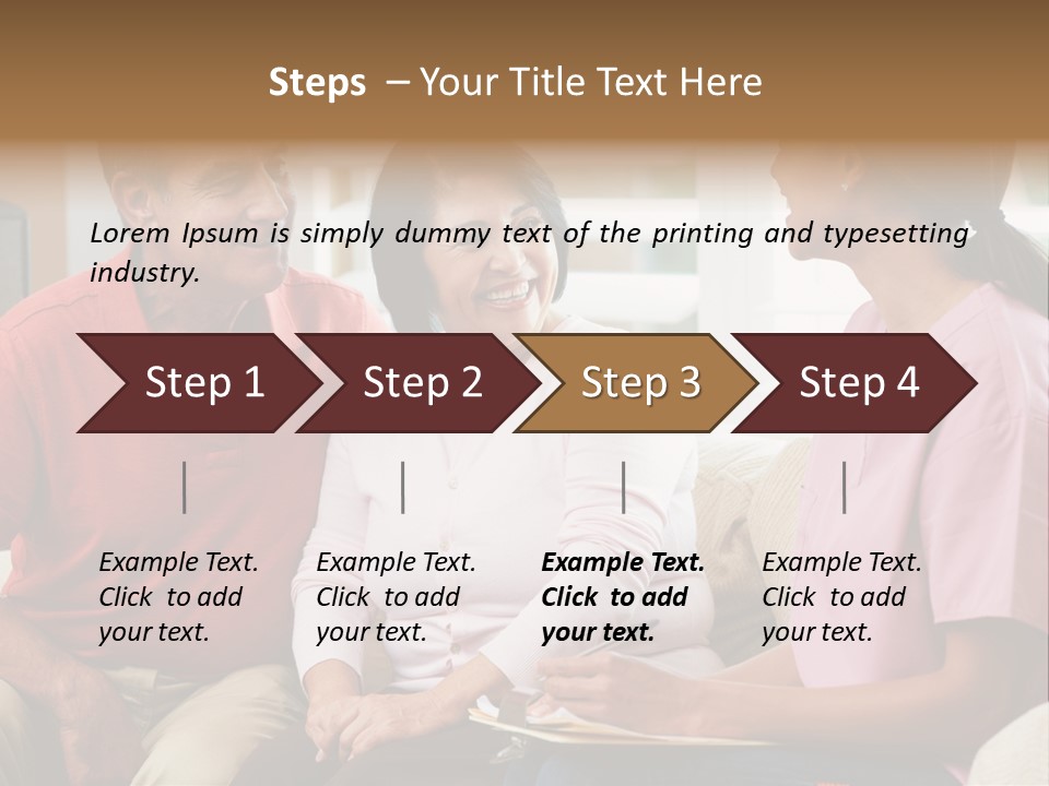 Black Discussing Visit PowerPoint Template