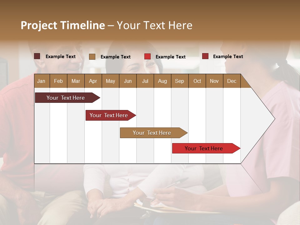 Black Discussing Visit PowerPoint Template