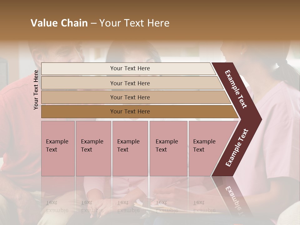 Black Discussing Visit PowerPoint Template