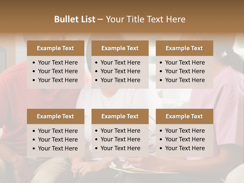 Black Discussing Visit PowerPoint Template