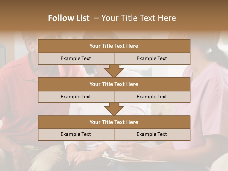 Black Discussing Visit PowerPoint Template