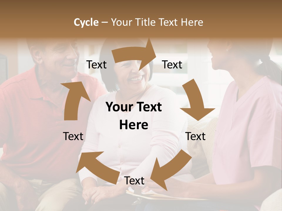 Black Discussing Visit PowerPoint Template