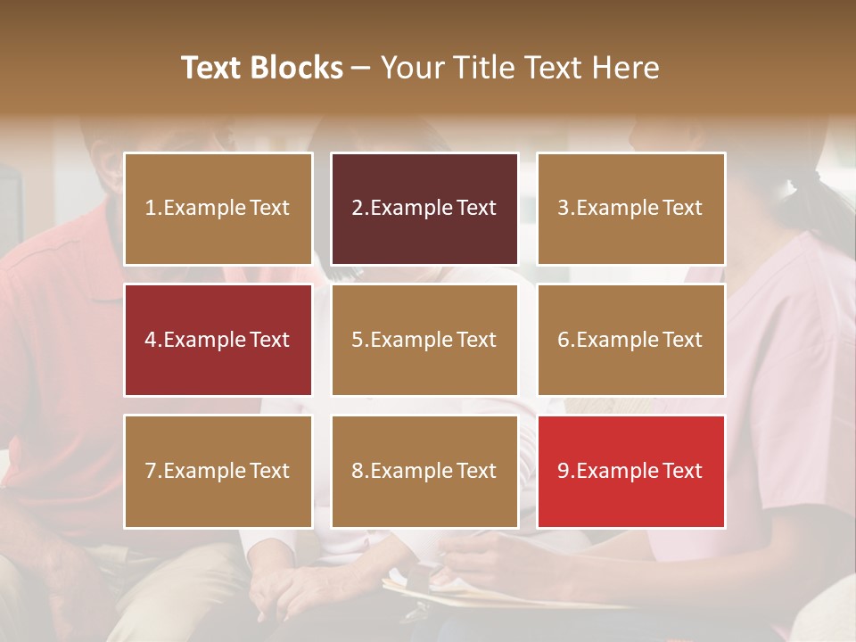 Black Discussing Visit PowerPoint Template