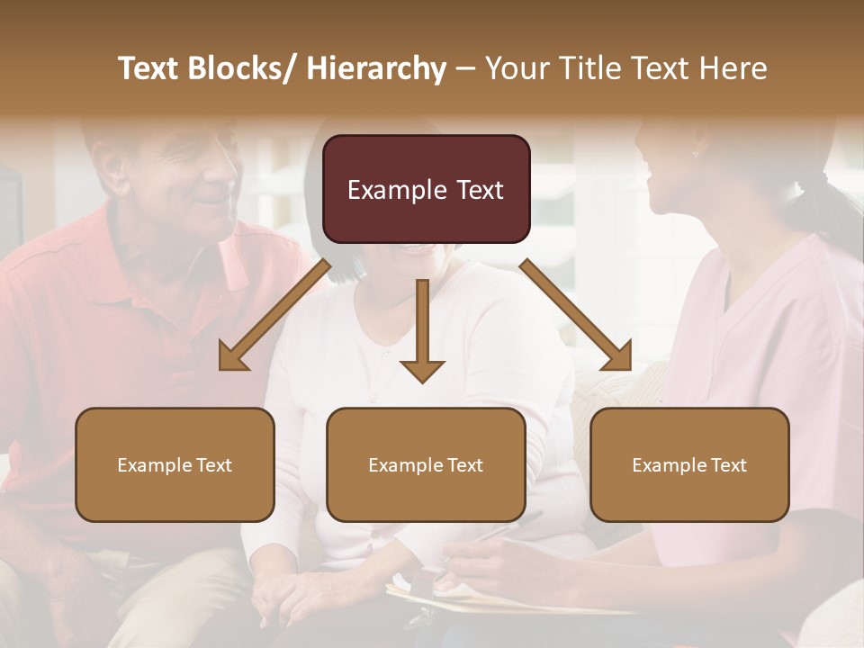 Black Discussing Visit PowerPoint Template